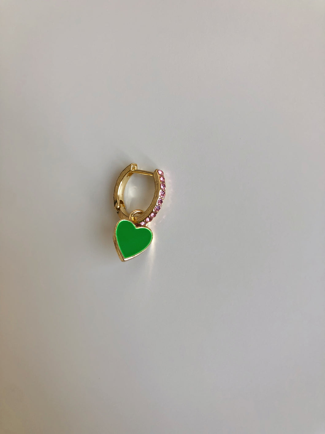 Mini Arito Corazón Verde Flúor